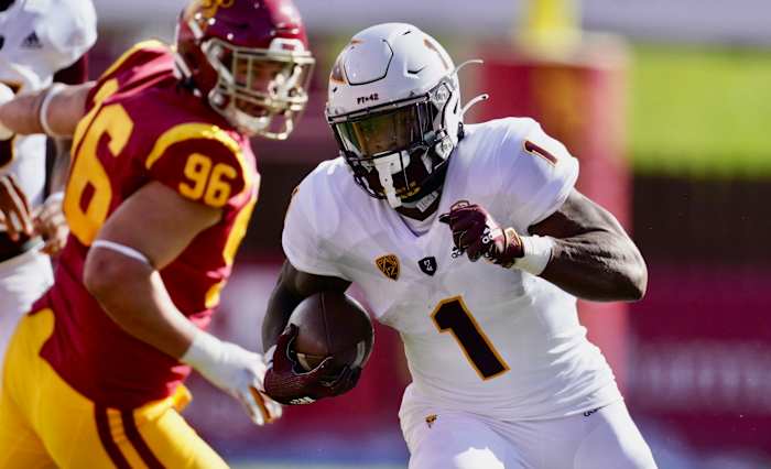 Arizona State freshman running back Chip Trayanum